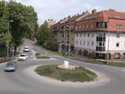 Szökőkút a Bethlen-téren Szökőkút a Bethlen-téren